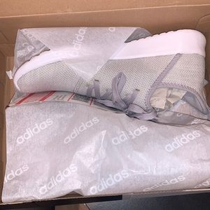 Gray Adidas Running Sneakers